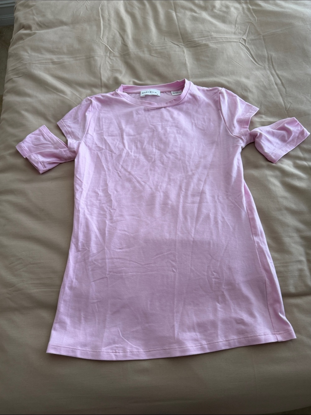 Zara Kids Pink Short Sleeve Tee Dress